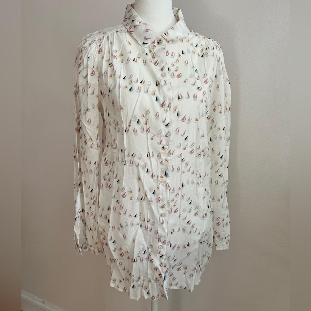 Barbour Sailboat Blouse NWT